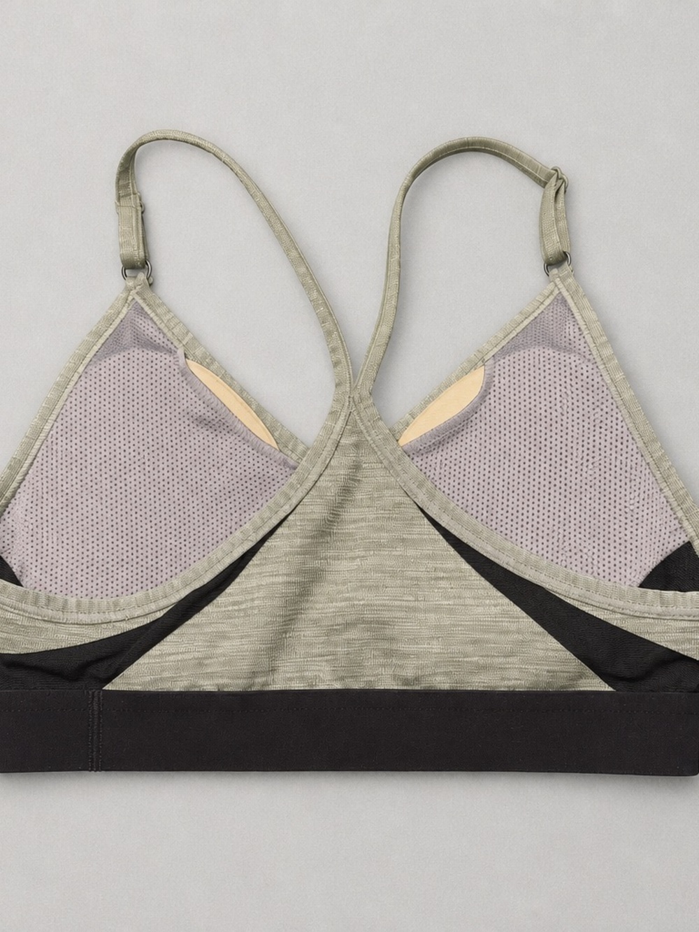 Nike Grey and Black Low-Impact Sports Bra - Picture 3 of 8